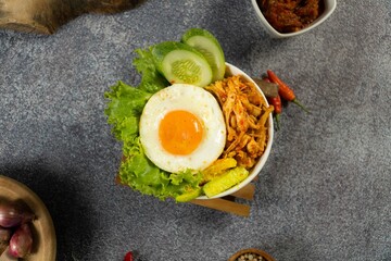 rice bowl lunch box topping chicken home made