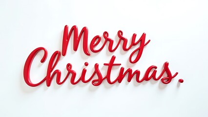 The words "Merry Christmas!" on a white background 