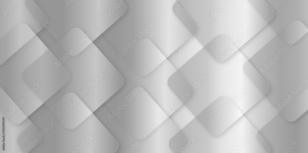 Poster abstract modern silver and gray pattern geometric luxury gradient line background random square shap