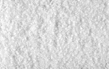 Sea ​​salt texture and background, top view