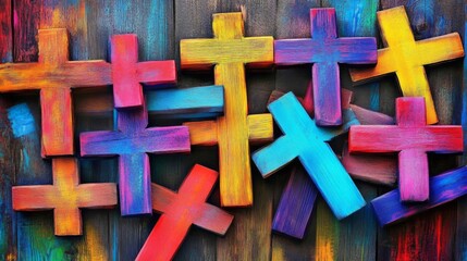 Obraz premium Enhance VBS with Inspirational Christian Craft Materials.