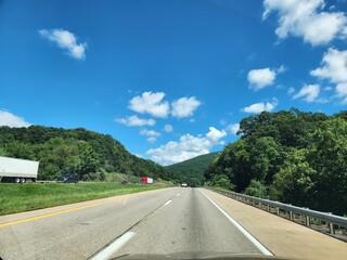 road in the mountains, CA