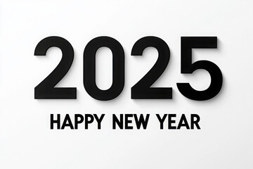 2025 Design Illustration, flat, simple, memorable and eye catching, can use for Calendar Design, Website, News, Content, Infographic, Happy New Year, or Graphic Design Element. Vector Illustration