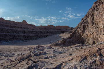 Paisagem Deslumbrante do Vale de la Luna no Deserto do Atacama, Chile