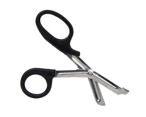 medical scissors on a white background
