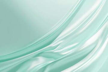 Fototapeta premium Cool mint background wallpaper with a smooth gradient and subtle shine