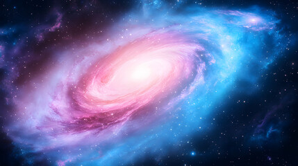 Obraz premium Exploring the Boundless Radiance of a Cosmic Portal with Spiraling Galaxies and Vibrant Colors, Inviting Adventurous Souls to Traverse Through Reality