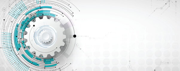 Obraz premium Abstract business technology background. Circuit board