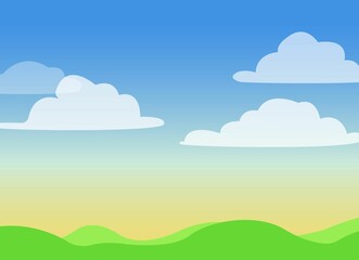 Obraz premium clouds and sun