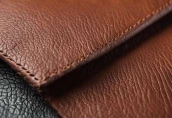 Closeup shot of leather parts