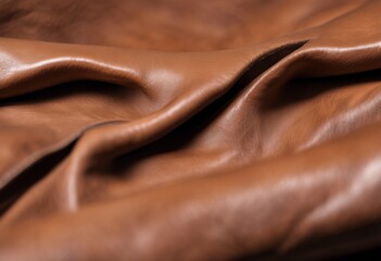 Closeup shot of leather