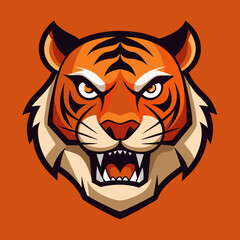 tiger head vector