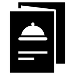 Fototapeta premium Food menu vector flat icon design.