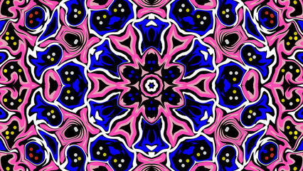 Multicolor kaleidoscope abstract wallpaper or background