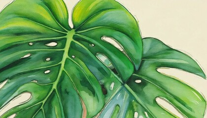 green leaves background