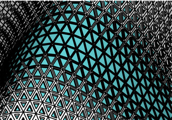 Abstract architecture building 3d illustration	