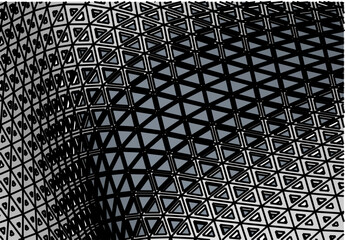 Abstract architecture building 3d illustration	