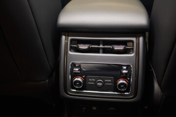 Fototapeta premium A close up of a car s rear air conditioning system