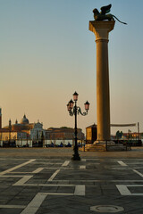 Fototapeta premium Venice and its canals,gondolas and ancient buildings 