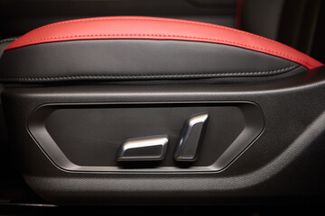 Explore the intricate functions of premium luxury car seat control buttons in detail