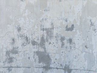 Texture of old concrete wall.Concrete wall of light grey color cement texture background.Grey pastel rough crack cement texture stone concrete,rock plastered stucco wall; painted flat fade background.