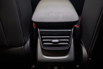 Obraz premium A close up of a car s rear air conditioning system