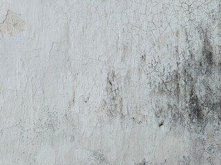 Fototapeta premium Texture of old concrete wall.Concrete wall of light grey color cement texture background.Grey pastel rough crack cement texture stone concrete,rock plastered stucco wall; painted flat fade background.