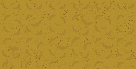 Helloween background, bat pattern, space for text