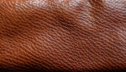 Fototapeta premium Genuine leather texture background; high detailed; copy space for design