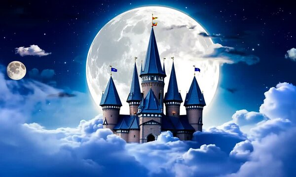 castle in the night