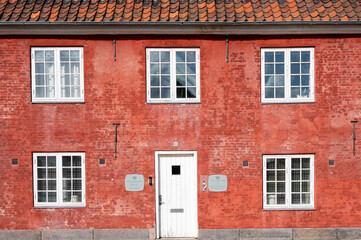 Fachada de una casa en Copenhaguen