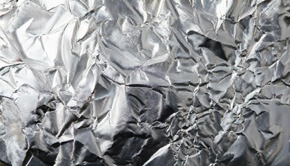 crumpled aluminum foil