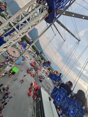 wheel at night