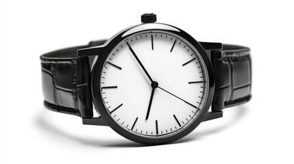 Wristwatch isolated on white background