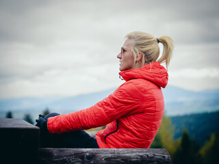 Beskid wyspowy. Góry. Podróże. Wyprawa górska. Wędrówka.  © Karolina