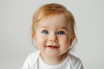 Naklejka premium Joyful Infant Portrait