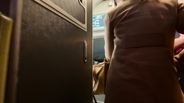 Deboarding an Airplane