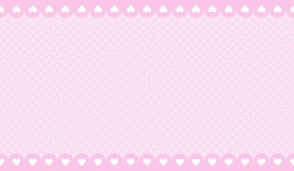 Abstract pink background with hearts. Abstract pink background with little hearts. Decoration banner themed Lol surprise doll girlish style. Invitation card template