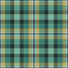 Seamless pattern of scottish tartan plaid. Repeatable background with check fabric texture. Vector backdrop striped textile print.