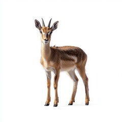 Koyram Antelope on White Background