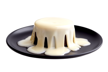 Chocolate Lava Cake with White Chocolate Drizzle