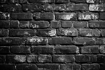 Naklejka premium a black brick wall 