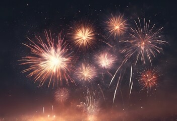 Fireworks in the night sky