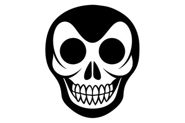 Halloween Skull Vector Illustration art design.