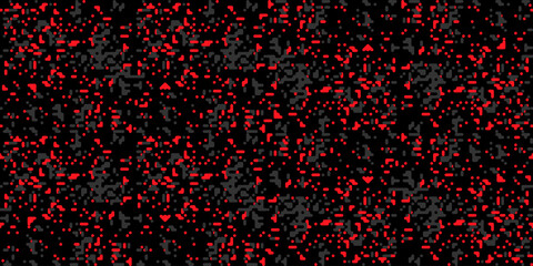 Trendy red camouflage pattern for army. Proxy camouflage military pattern, luminescent texture for fashion design