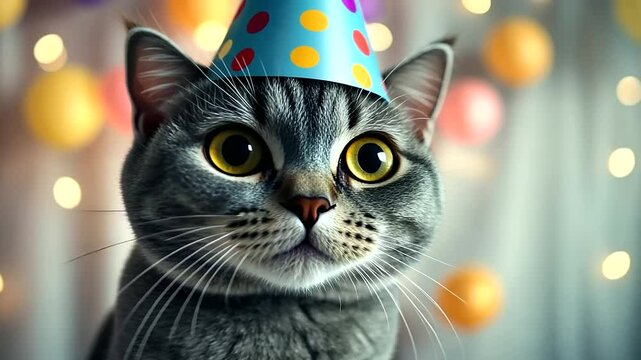 cat's happy birthday