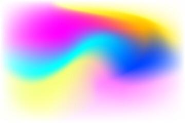 Pastel swirl of vibrant colors