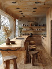 wooden interior