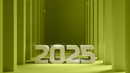 New year 2025 text background