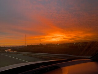 Obraz premium Orange Sunset